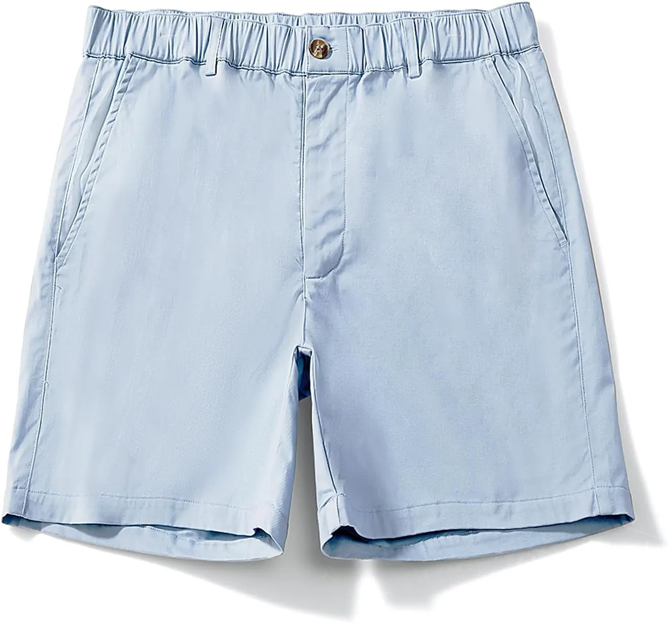 AIMPACT Mens Casual Cotton Shorts Classic Fit Elastic Waistband Casual Shorts 5.5 Inch Inseam with Pockets