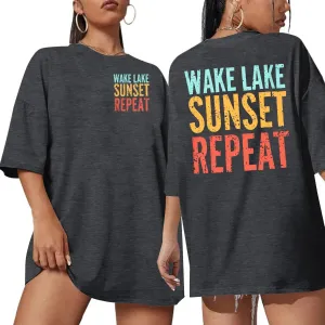 ASTANFY Oversized Tshirts for Women: Deserve Day Shirt Funny Skeleton Shirts Casual Oversized Graphic Tees Tops
