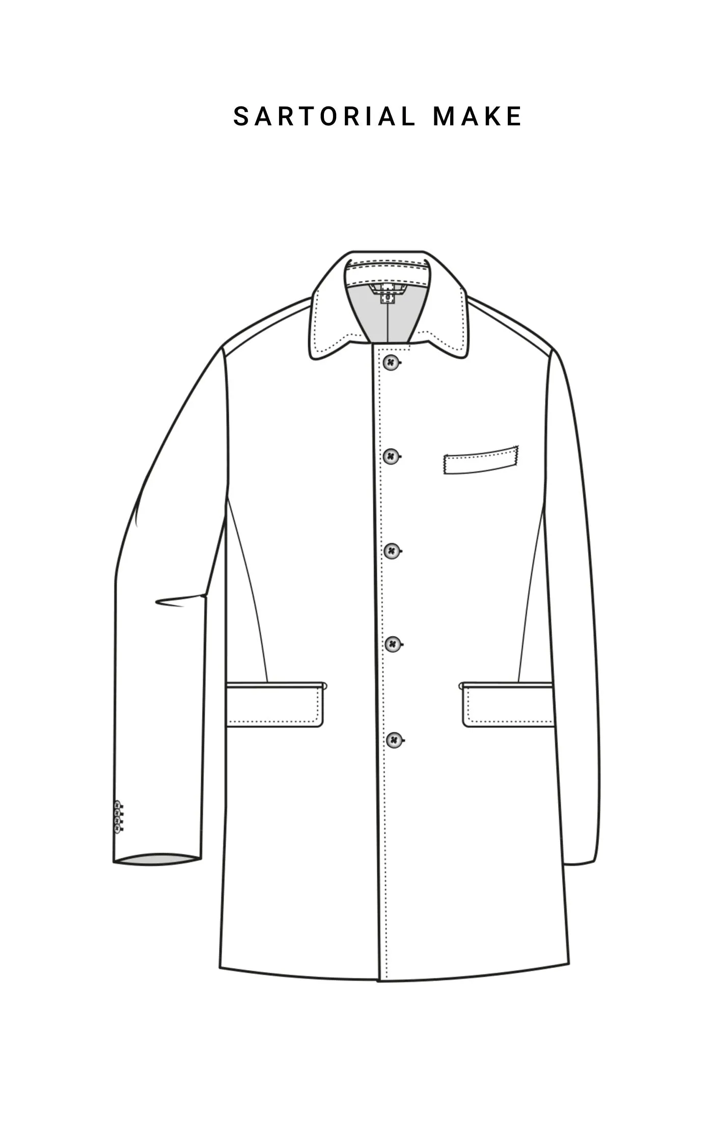 Barberis Canonico Light Brown S120 Twill Bonded Wool Weather Tech Unconstructed Coat