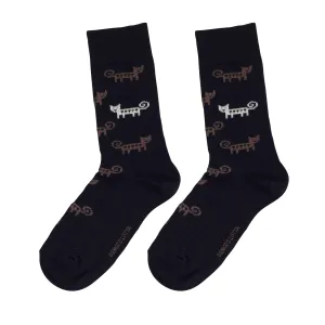 Bengt & Lotta Wool Socks - Cats