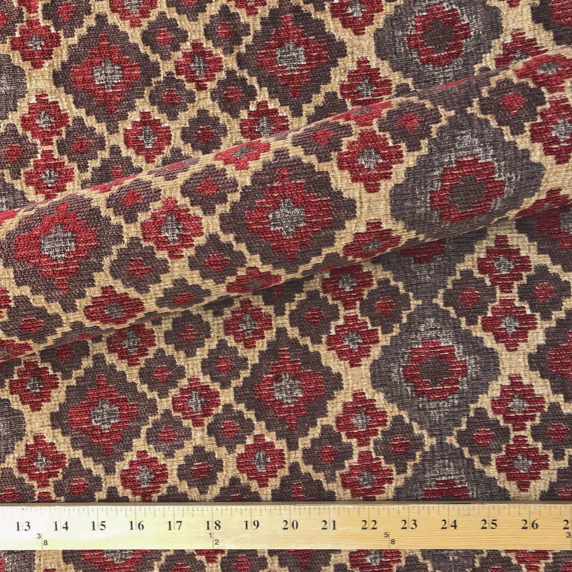 Geronimo Geometric Tapestry Weave Upholstery Fabric 54"