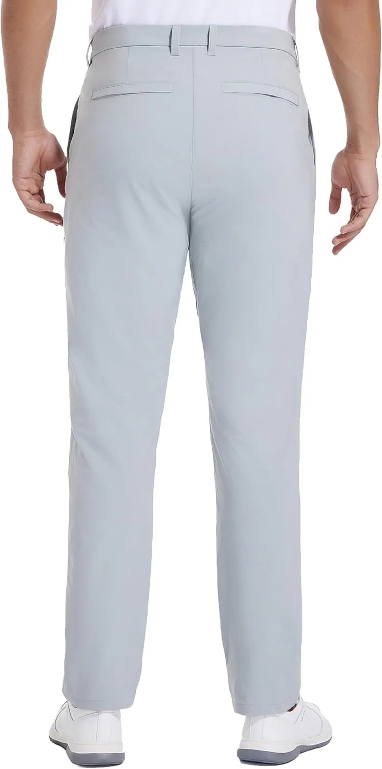Golf Pants for Men Stretch Dress 30"/32"/34" Pants Quick Dry Lightweight Slacks Trousers for Business Casual Travel