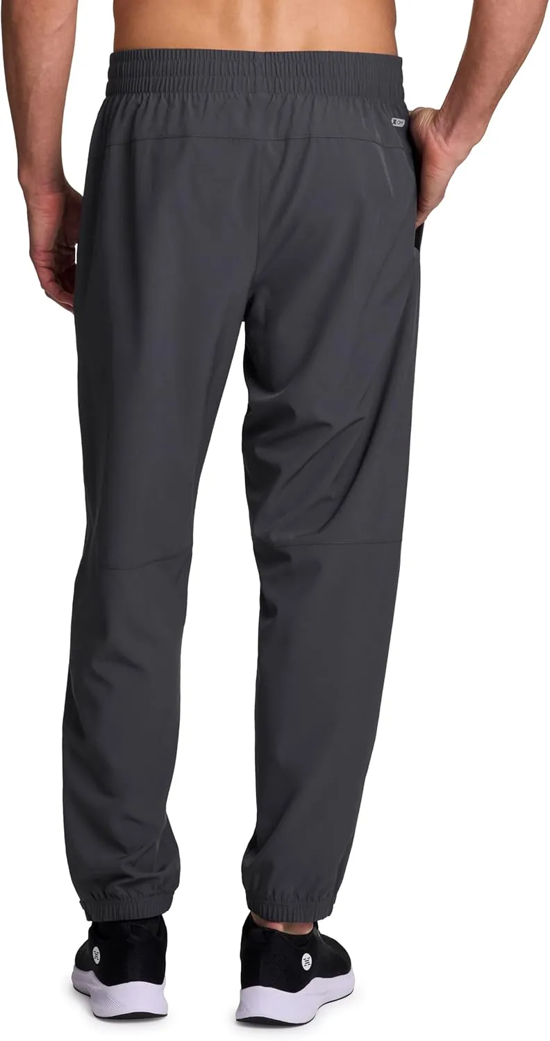 RBX Active Joggers for Men, X-Dri Quick Drying Stretch Woven Jogger Pants with Pockets for Hiking, Workouts