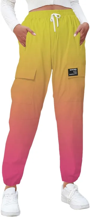 SANGTREE Girls & Women's Waterproof Outdoor Casual Cargo Jogger Pants