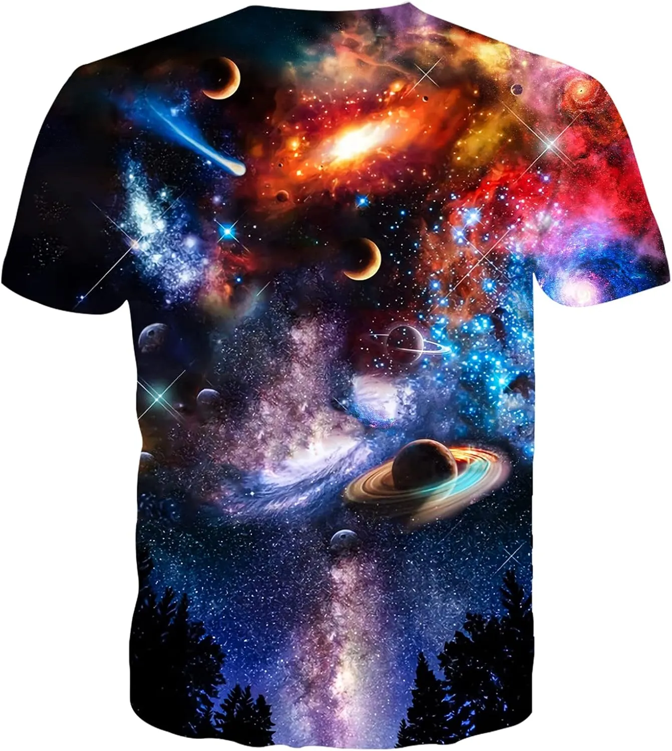 Unisex Novelty Shirts 3D Print Graphic Short Sleeve Shirts for Men Women