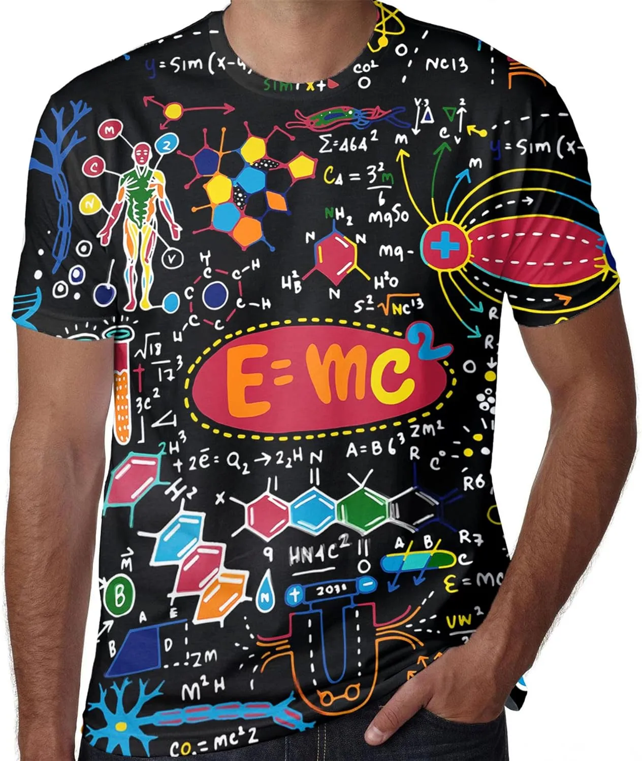 Unisex Novelty Shirts 3D Print Graphic Short Sleeve Shirts for Men Women