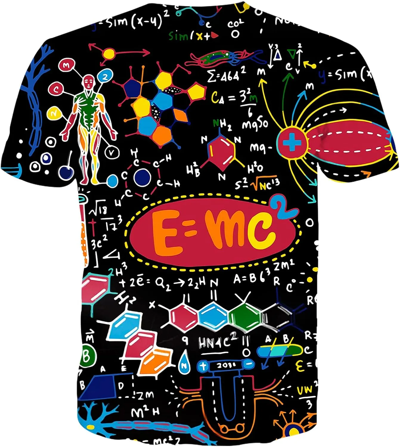 Unisex Novelty Shirts 3D Print Graphic Short Sleeve Shirts for Men Women