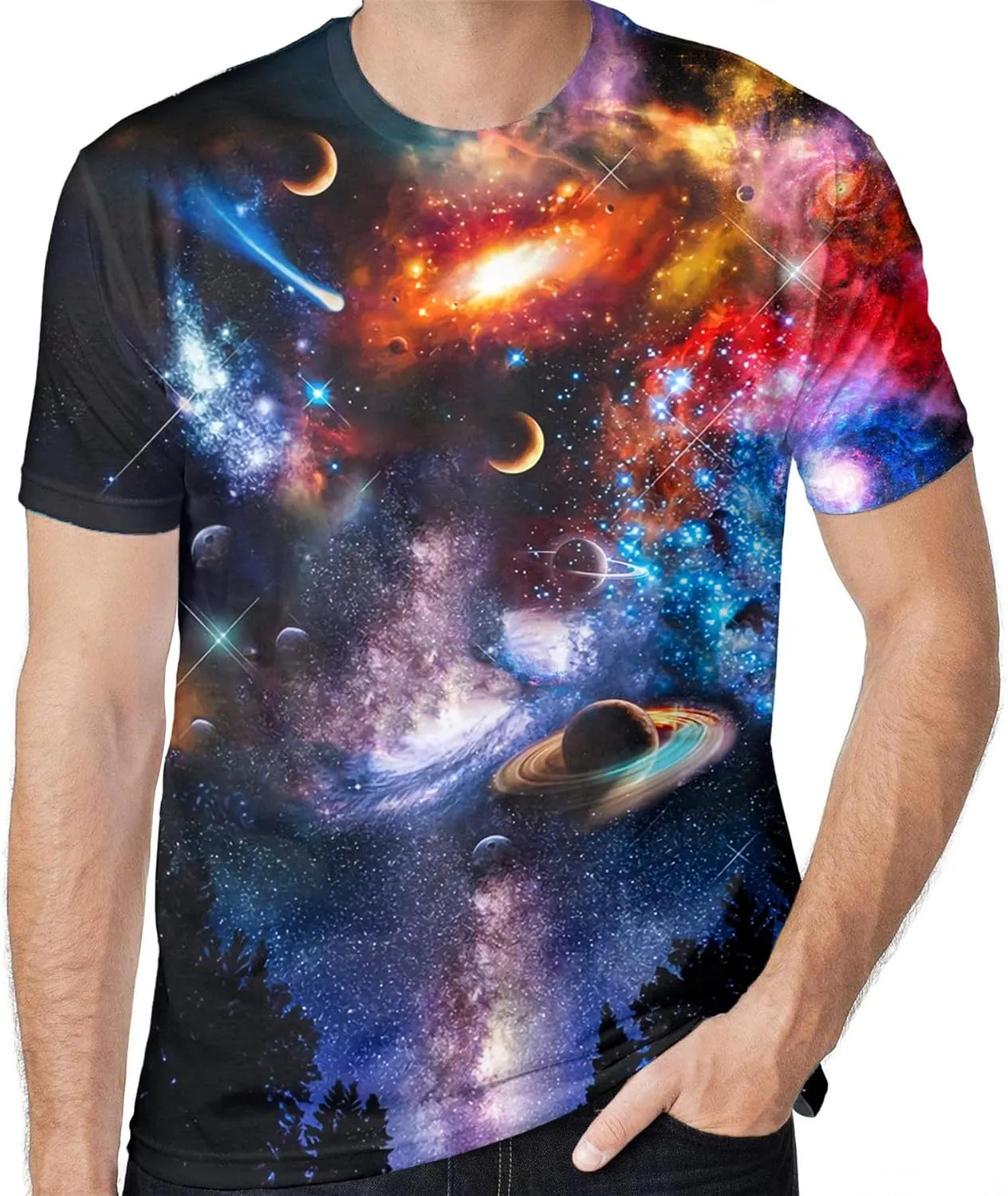 Unisex Novelty Shirts 3D Print Graphic Short Sleeve Shirts for Men Women