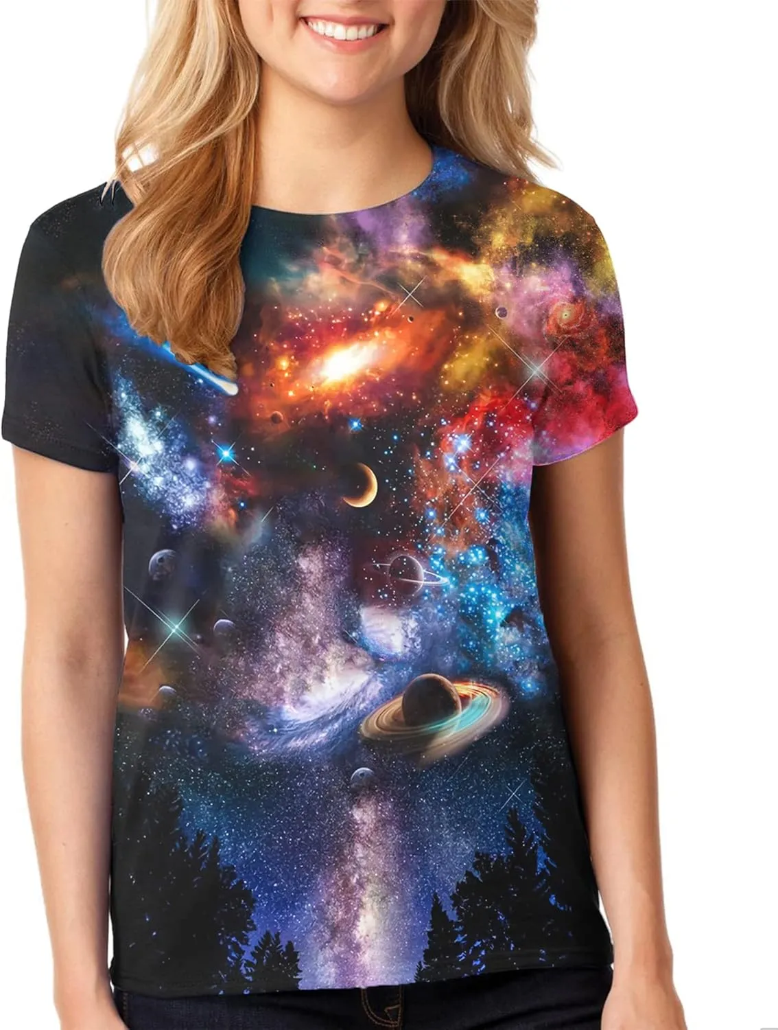 Unisex Novelty Shirts 3D Print Graphic Short Sleeve Shirts for Men Women